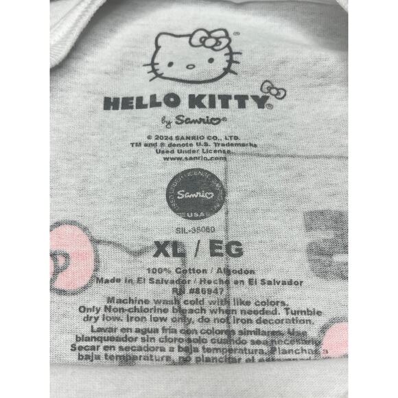 SANRIO Hello Kitty MIMI Kawaii Tennis Player SHIRT MENS SIZE XL NEW - Picture 8 of 8